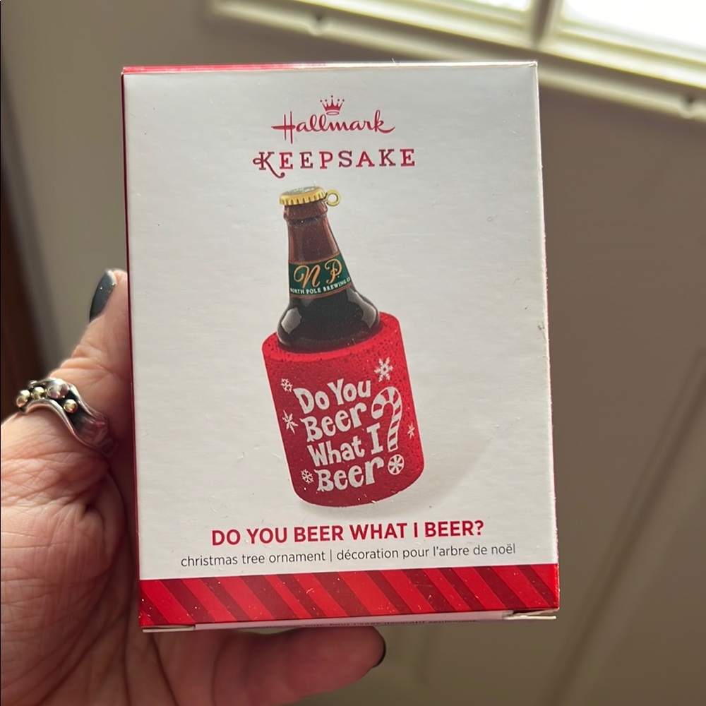 Hallmark Keepsake 'Do You Beer What I Beer?' Ornament - Red